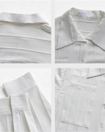 ST Tropez Geribbelde Shirt