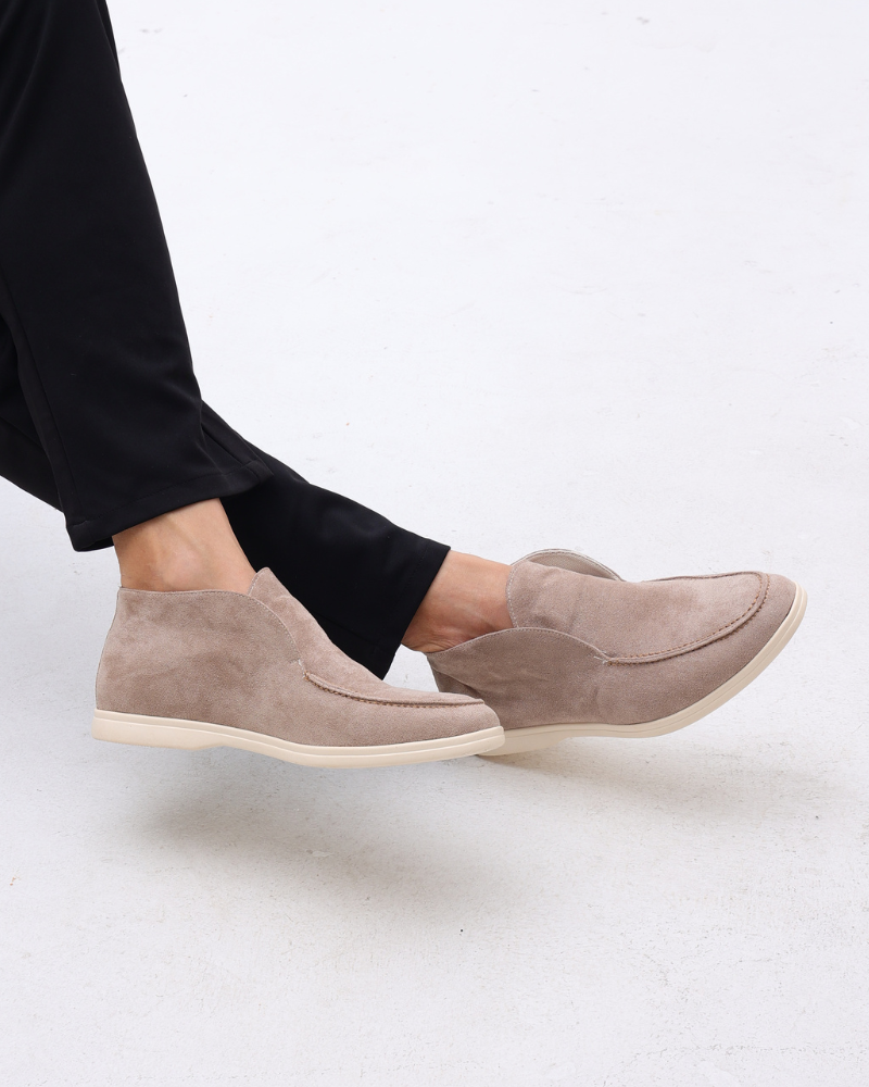 Maison Linde Hoge Suède Loafers